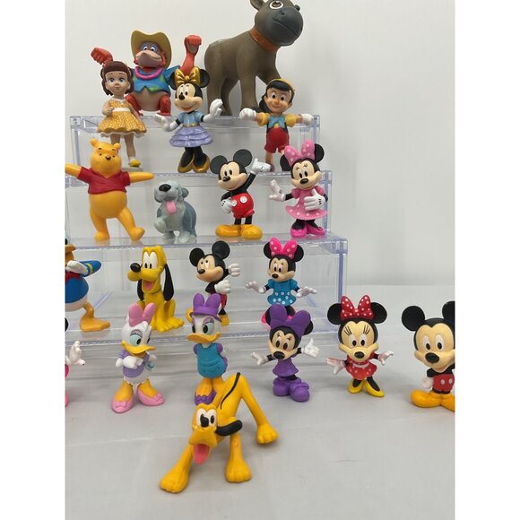 Disney Figurine Collectible Set Featuring Mickey & Friends Toys or Cake Toppers - Picture 3 of 4